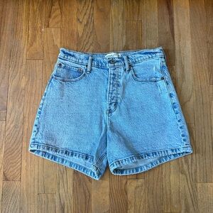 Abercrombie & Fitch Jean Shorts - Dad Shorts, High Rise, size 28 (6)